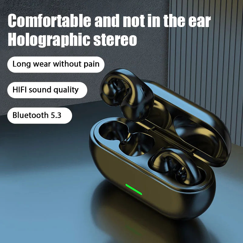 Novo Fone De Ouvido Bluetooth HiFi Stereo Bass TWS Com Microfone  Cancelamento De Ruído Confortável Para Usar