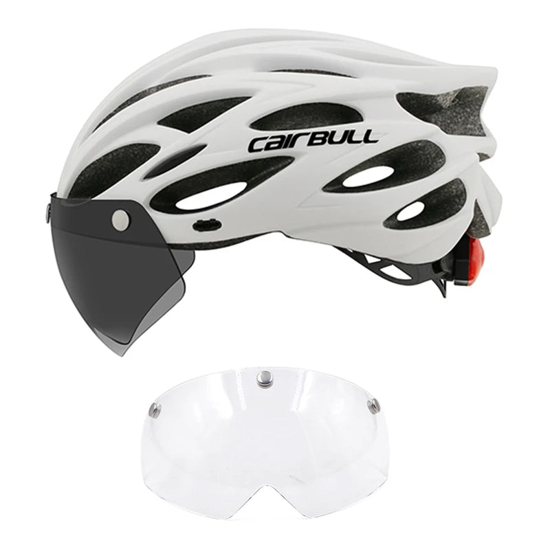 Cycling Helmet Light Road Mtb Mountain Bike Bicycle Led Helmet L for Men Women Visored Bicycle Helmet Casco Accesorios