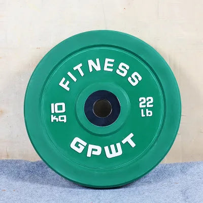 Colorul Barbell Weight Plates, Full Weight Competitive, Big Hole, Full Rubber Barbell Pieces, 5.5lbs-55lbs