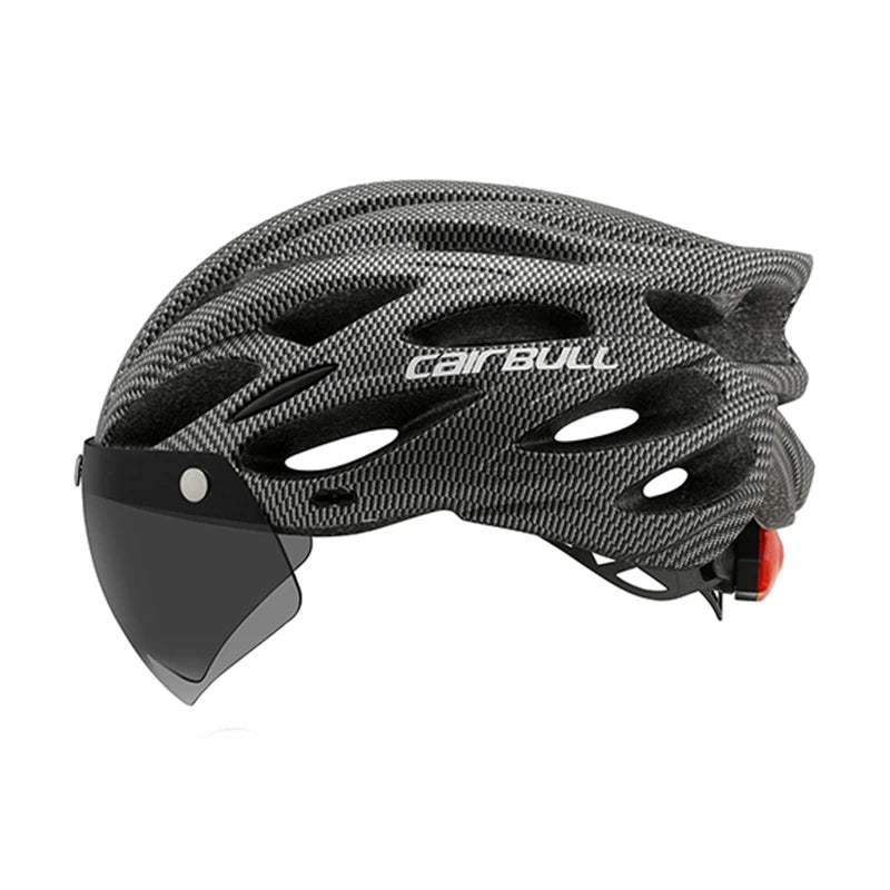 Cycling Helmet Light Road Mtb Mountain Bike Bicycle Led Helmet L for Men Women Visored Bicycle Helmet Casco Accesorios
