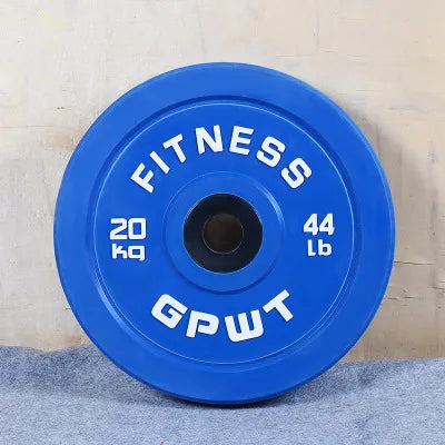 Colorul Barbell Weight Plates, Full Weight Competitive, Big Hole, Full Rubber Barbell Pieces, 5.5lbs-55lbs