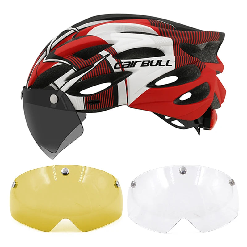Cycling Helmet Light Road Mtb Mountain Bike Bicycle Led Helmet L for Men Women Visored Bicycle Helmet Casco Accesorios