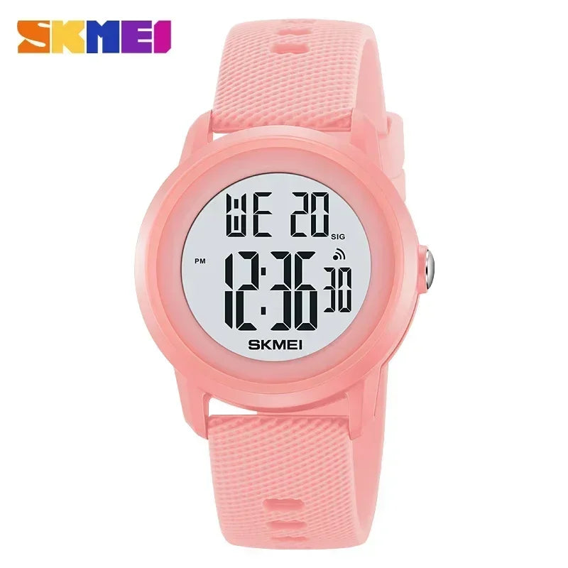 SKMEI 2218 Luxury Waterproof Sports Digital Watches for Women Men LED Display Mens Womens Wristwatches Alarm Reloj De Mujer 1893
