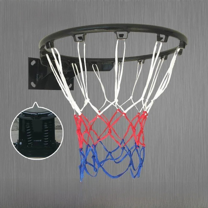 Large Size Basketball Training Ball Blue Rack Outdoor Backboard Net Iron Basketball Frame Children Punching Wall Mounted Basket