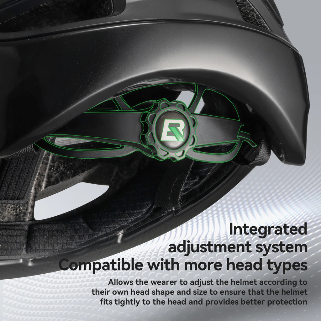 ROCKBROS Bike Helmet Light Helmet with Remote Control Rechargeable Tail light Bicycle Cycling Helmet Intelligent Safety Helmet
