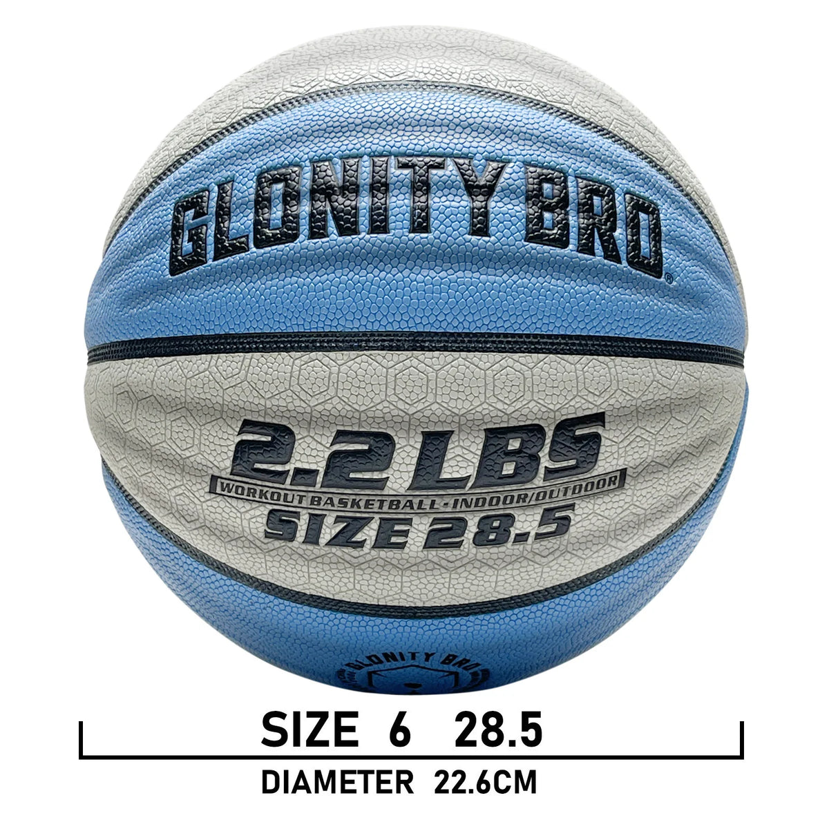 Weighted Training Basketball 3LBS/2.2LBS,Official Size 6/7 Wear-resistant Heavy Ball For Handling Dribbling&Passing,Rebounding