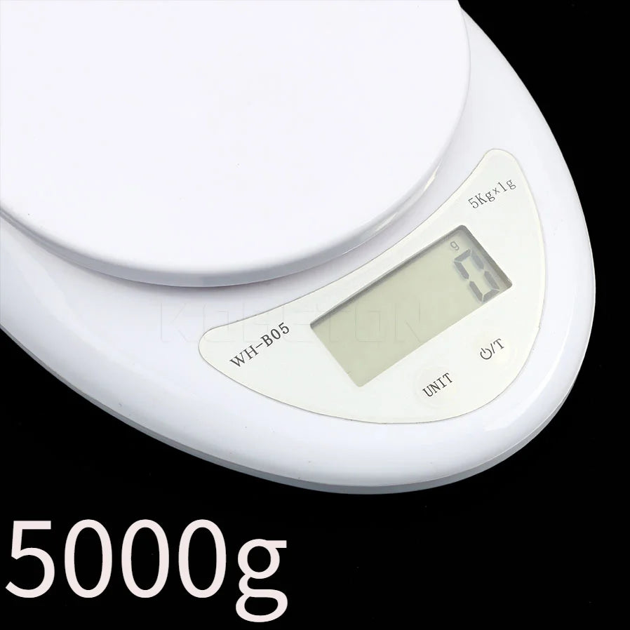 5kg/1g Electronic Scales Portable Digital LED Display Food Balance Measuring Weight Scale Kitchen Baking Scale Kitchen Tools
