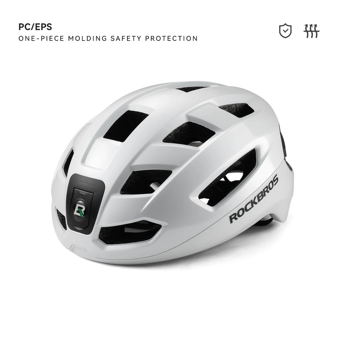 ROCKBROS Bike Helmet Light Helmet with Remote Control Rechargeable Tail light Bicycle Cycling Helmet Intelligent Safety Helmet