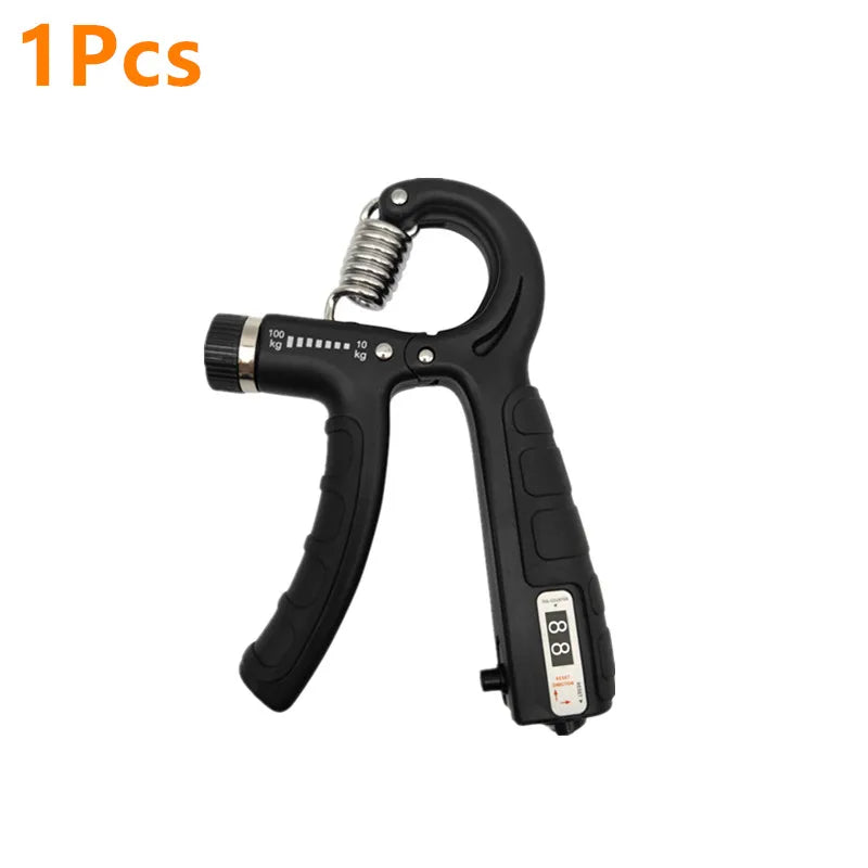 10-100kg Adjustable Hand Grip Strengthener Hand Grip Trainer With Counter Wrist Forearm And Hand Exerciser For Muscle Building