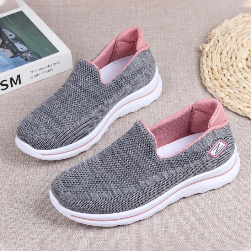 Women's Shoes 2025 Casual Sneakers Breathable Chunky Sole Free Shipping Summer Women's Shoes