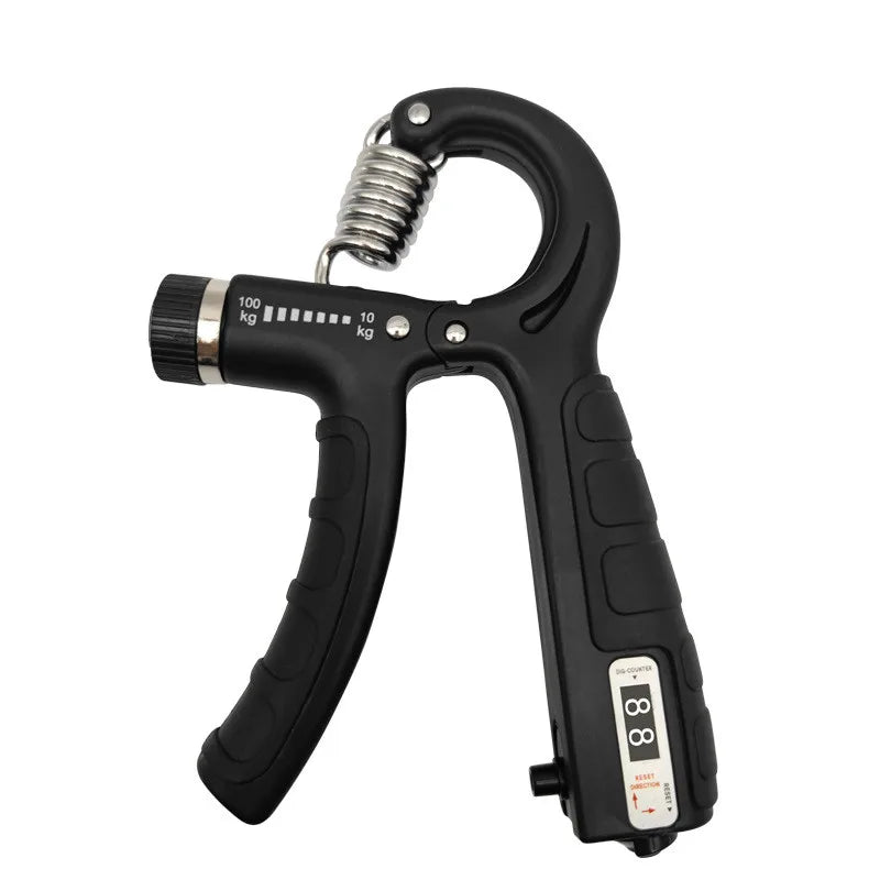 10-100kg Adjustable Hand Grip Strengthener Hand Grip Trainer With Counter Wrist Forearm And Hand Exerciser For Muscle Building