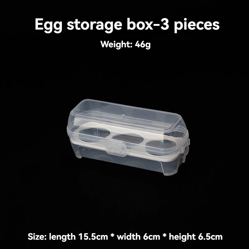Outdoor Shockproof Egg Box Storage Box, Portable Camping Shatterproof Egg Tray, Home Plastic Protection Box, Travel Shatterproof