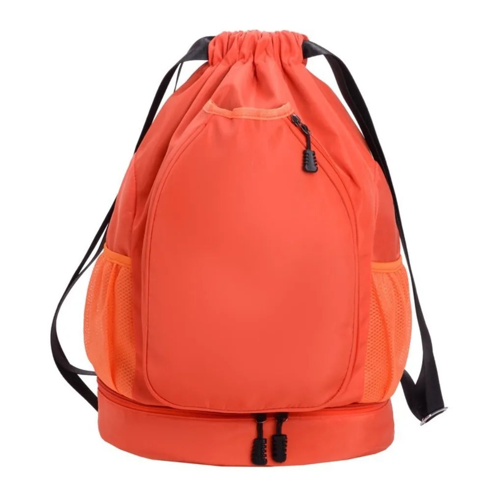 2 Rackets Tennis Racket Backpack with Shoes Pocket Large Capacity Gym Pack Adjustable Strap Drawstring Closure