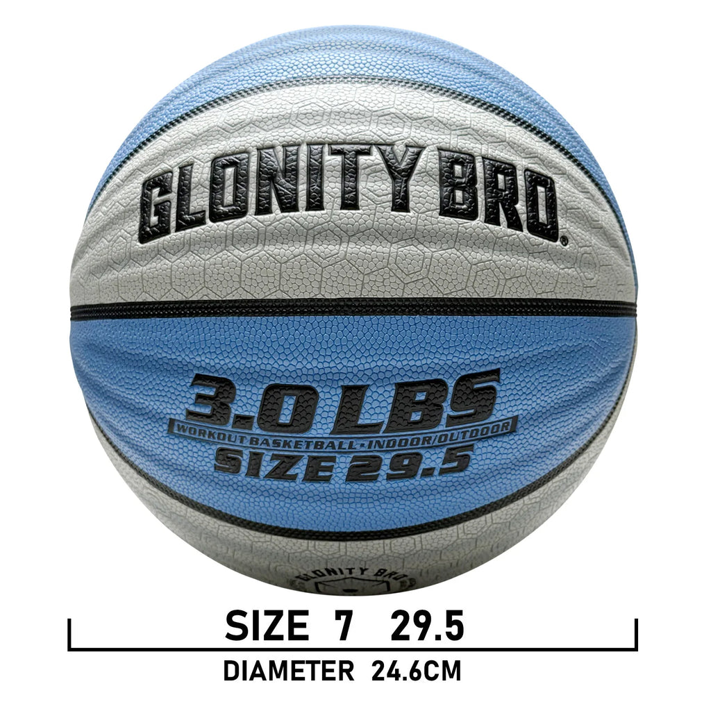 Weighted Training Basketball 3LBS/2.2LBS,Official Size 6/7 Wear-resistant Heavy Ball For Handling Dribbling&Passing,Rebounding