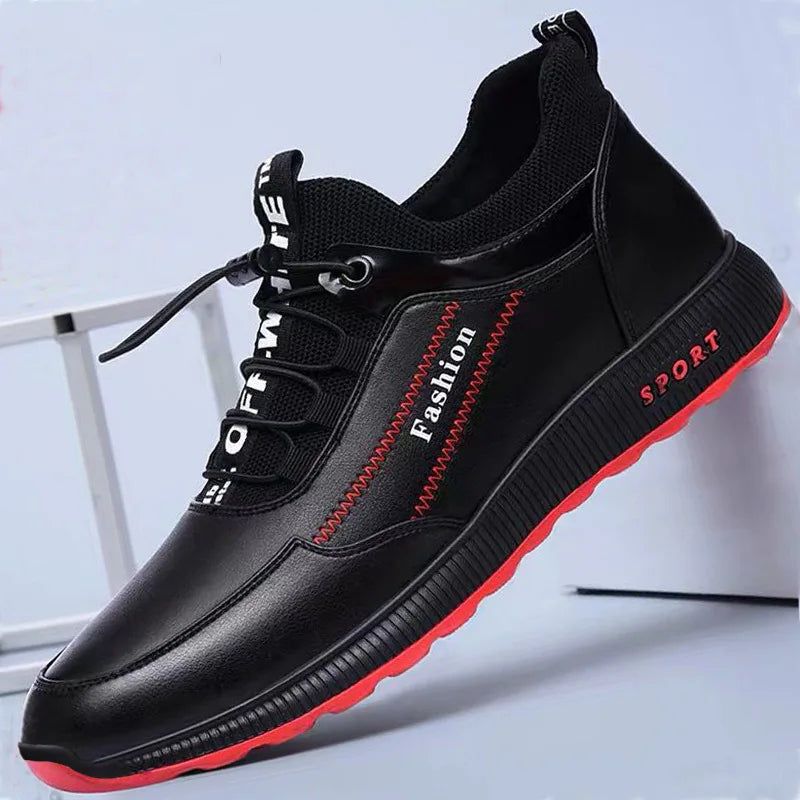 Tennis Shoes for Men Sneakers Men Leather Casual Shoes Mesh Sports Shoes Winter Plush Cotton Shoe Tenis Para Hombre