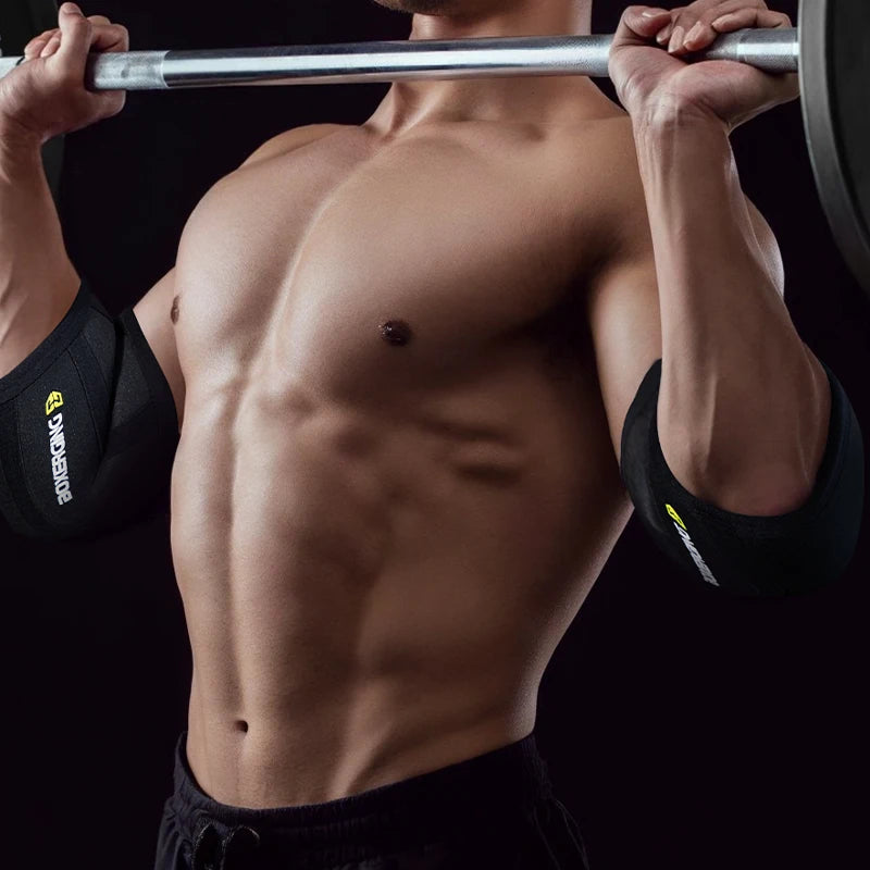Fitness elbow protection strongman weightlifting bench press deep squat elbow men's women's fitness training sports protective e