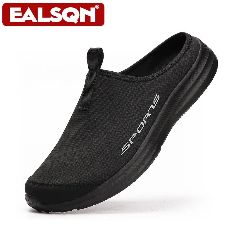 Summer Half Slippers for Men Trendy Men's Flat Bottom Casual Shoes Soft Sole Support Shoes Men's Sneakers Zapatos De Hombre