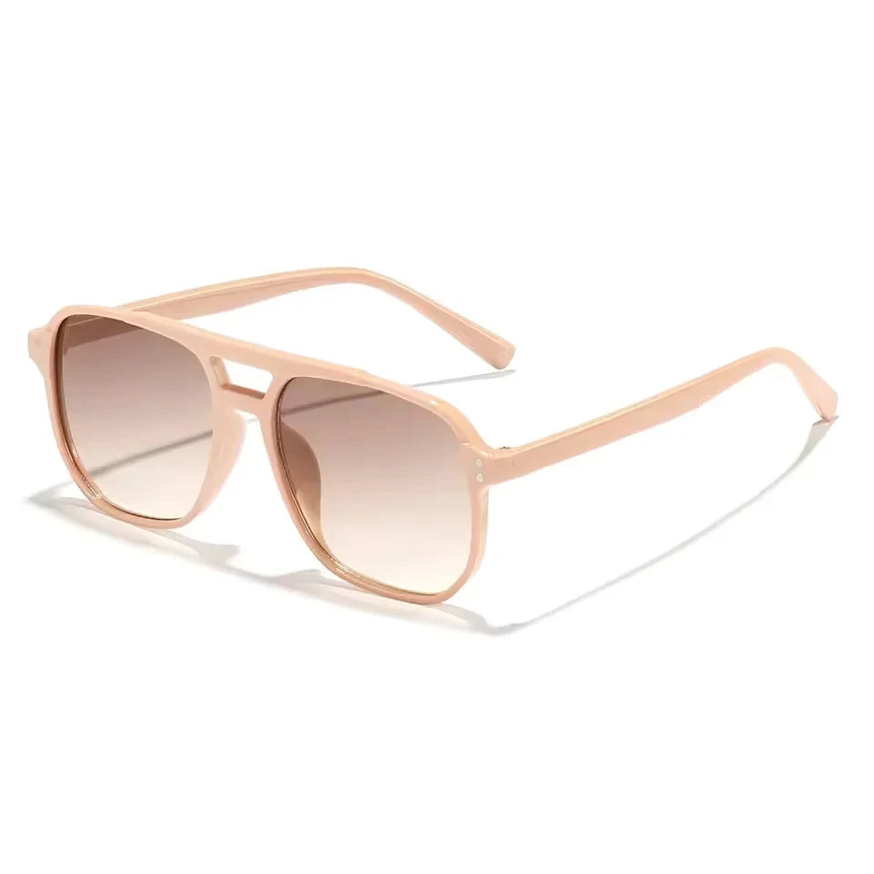 Vintage Men Women Big Sunglasses Men Square Shades Brand Designer Unisex Sun Glasses Black Lense Male Female Sunglasses UV400