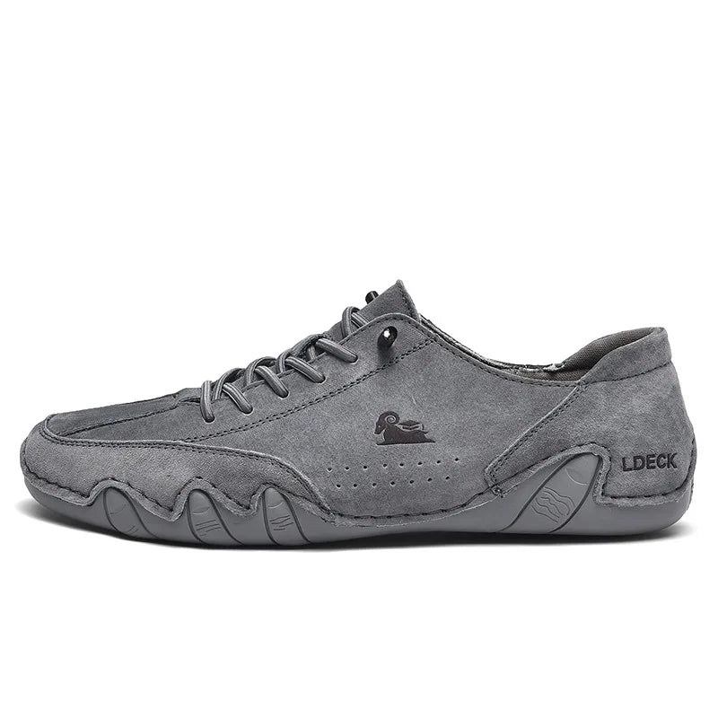 Leather Casual Shoes Sneakers for Men Comfortable Summer Walking Designer Loafers Moccasin 2023 New In Luxury Sports Shoes Man
