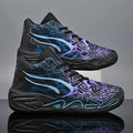 Basketball Shoes for Men Soft Lightweight Training Field Anti Slip Shock-Absorbing Breathable Cofmortable High-top Sneaker Man