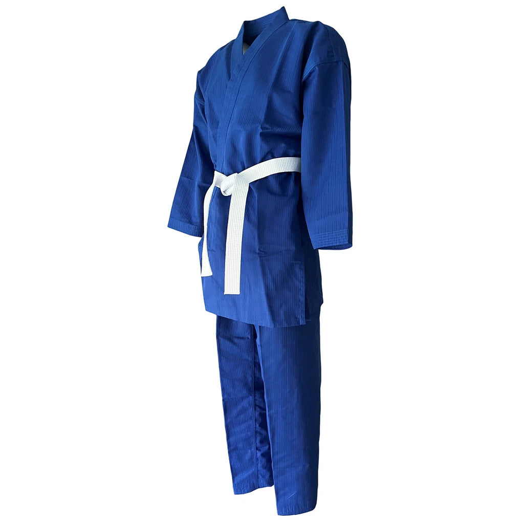 Lightweight Karate Gi Uniform Martial Arts Training With Free Belt Elastic Drawstring Judo Aikido Set