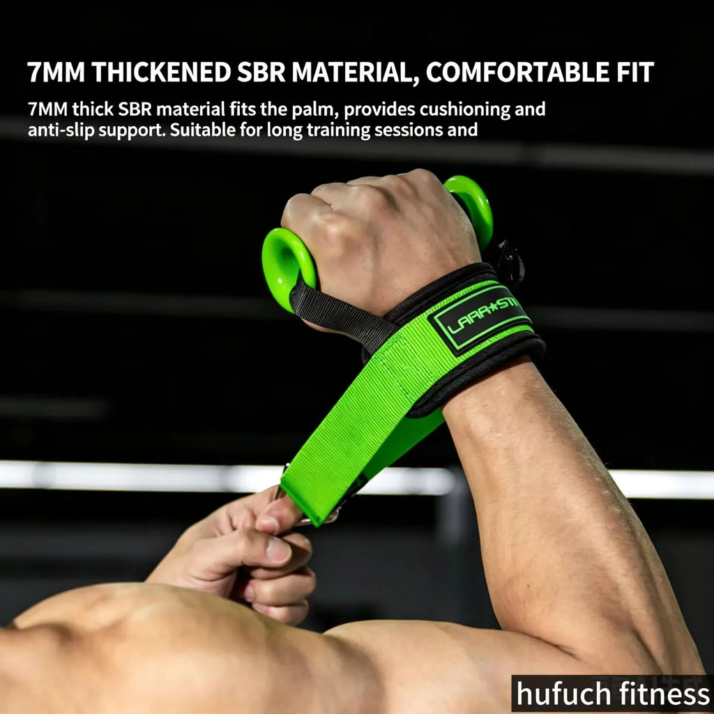 Ergonomic Gym Handle, Adjustable Shoulder Grip, Cable Fly Attachment, Lateral Raise Strap, Home Core Workout equipment