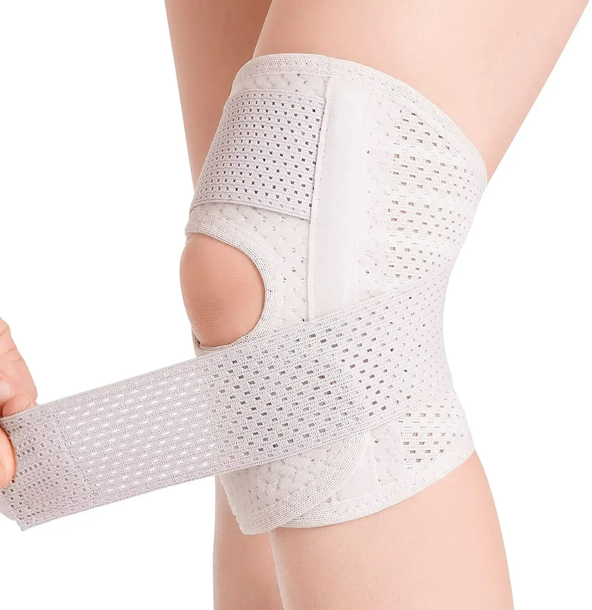 Knee Brace with Side Stabilizers Relieve Meniscal Tear Knee PainArthritis Joint Pain Relief reathable Knee Support