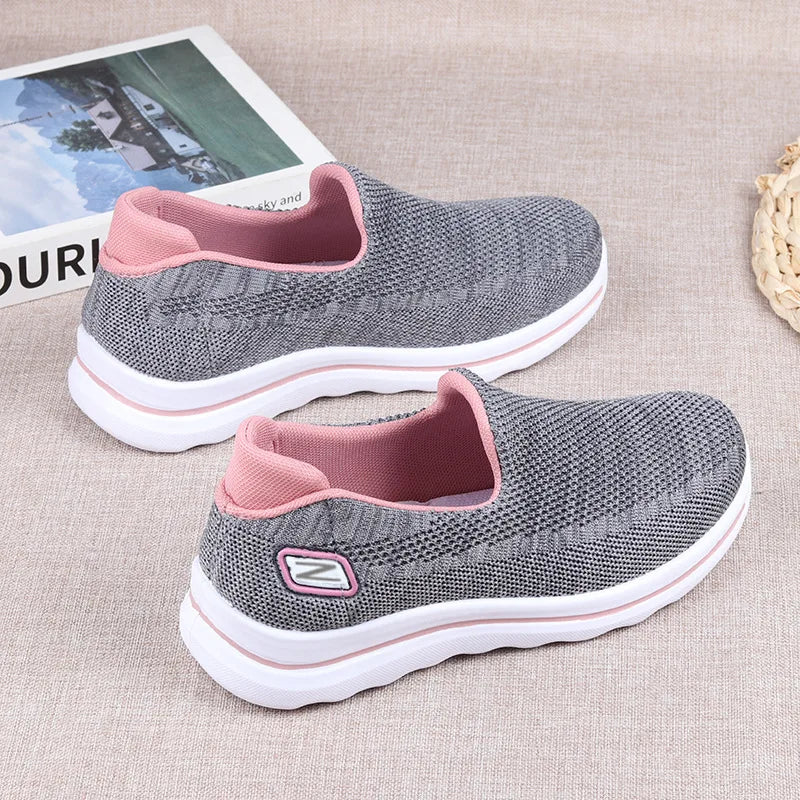 Women's Shoes 2025 Casual Sneakers Breathable Chunky Sole Free Shipping Summer Women's Shoes