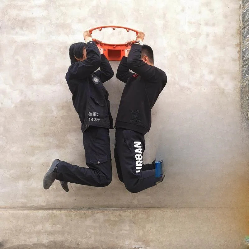 Large Size Basketball Training Ball Blue Rack Outdoor Backboard Net Iron Basketball Frame Children Punching Wall Mounted Basket
