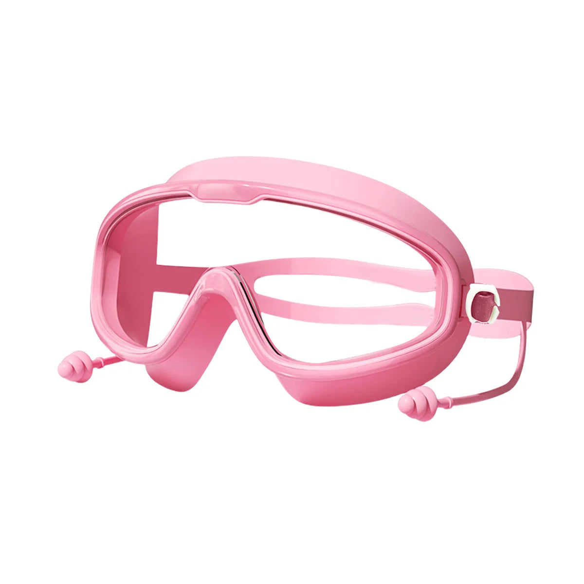 Large Frame Swimming Glasses for Men and Women HD Wide Angle Anti-Fog Anti-Ultraviolet Soft Silicone Swimming Goggles