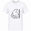 Nuwe Sport-ademende T-hemp Met Dubbeldruk Voor En Agter, Eenvoudige Ysbeer-lynprent, Vinnig Droog En Duursaam Vir Sport, Kortmou