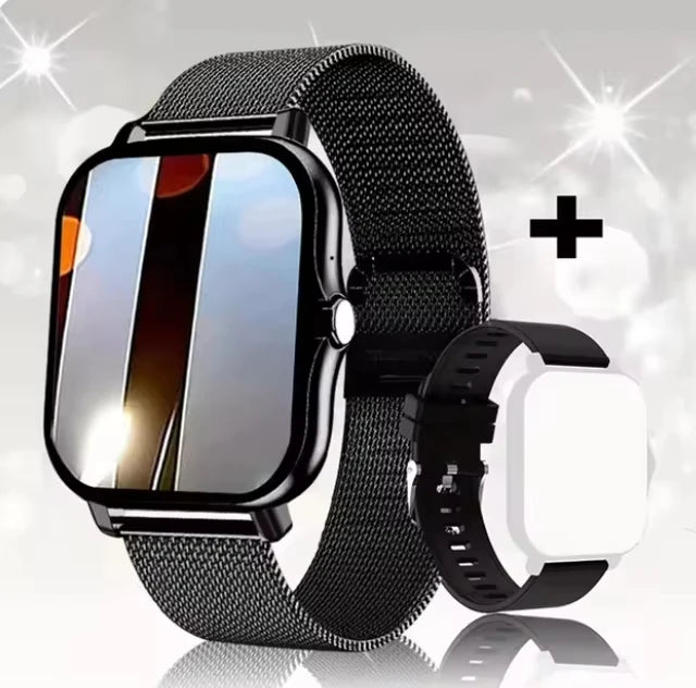 LAXASFIT 2025 Smart Watch Android IOS Bluetooth Talk Heart Rate Monitor Sleep Record Sports Smart Watch Ladies Men Gift