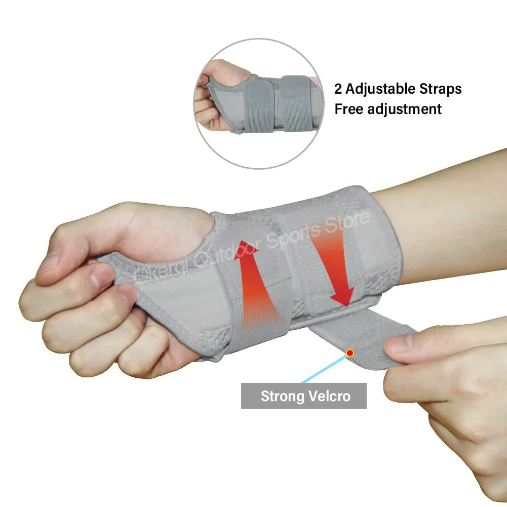 Orthopedic Wristband Wrist Guard Professional Carpal Tunnel Wrist Protector Hand Sprain Tendinitis Wrist Support Arthritis 1-2PC