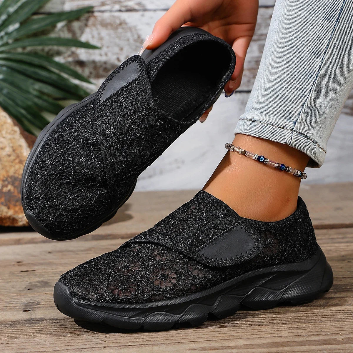 Summer Casual Orthopedics Wide Feet Swollen Shoes Thumb Eversion Adjusting Soft Comfortable Diabetic Shoe Walking Shoes