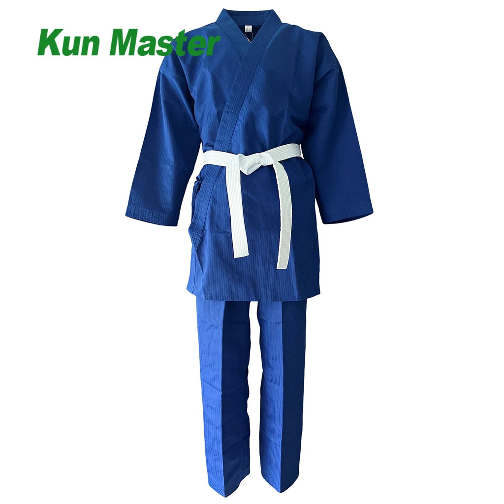 Lightweight Karate Gi Uniform Martial Arts Training With Free Belt Elastic Drawstring Judo Aikido Set