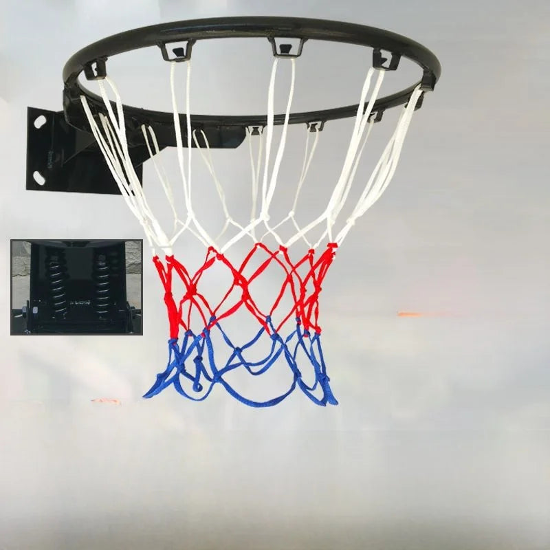 Large Size Basketball Training Ball Blue Rack Outdoor Backboard Net Iron Basketball Frame Children Punching Wall Mounted Basket