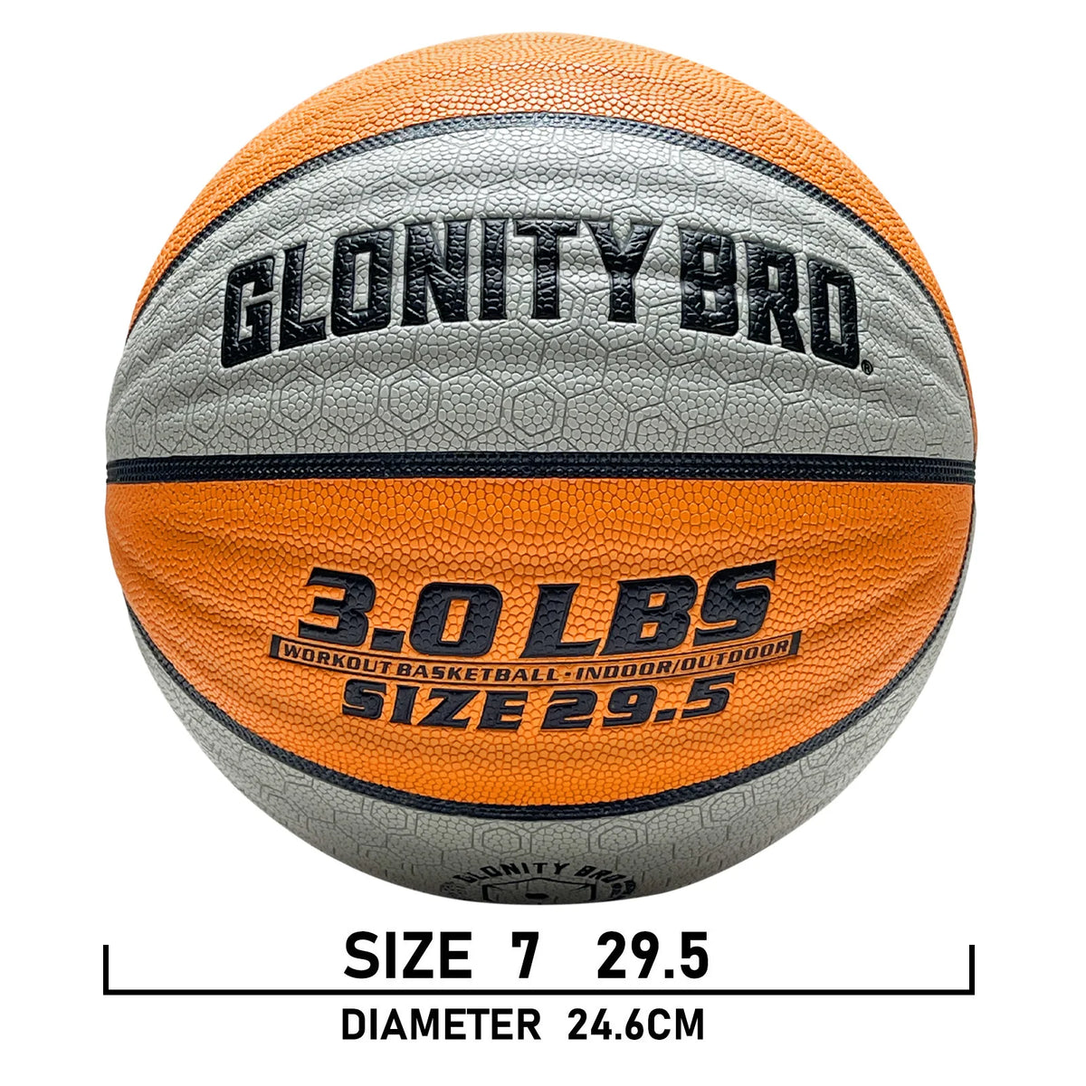 Weighted Training Basketball 3LBS/2.2LBS,Official Size 6/7 Wear-resistant Heavy Ball For Handling Dribbling&Passing,Rebounding