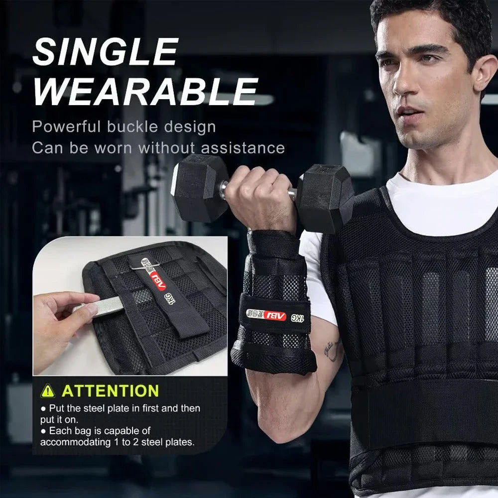 1Pair Adjustable Wrist & Ankle Weights (2kg/4.4LB Arms + 4kg/8.8LB Legs) – Removable Weight Plates for Running,Workouts,MenWomen
